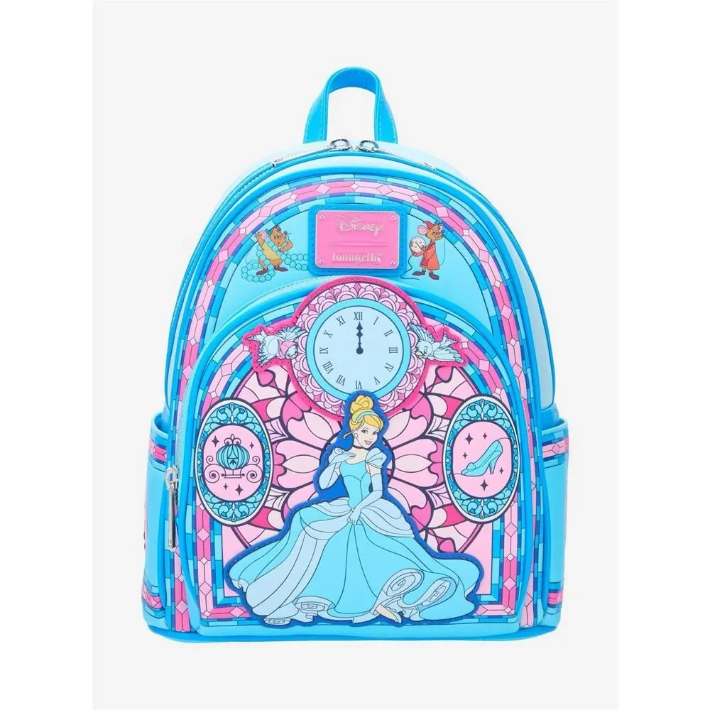 Loungefly Disney Cinderella Stained Glass Portrait Mini Backpack